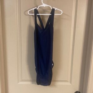 Size 12/38 Speedo Pro LT dark blue one piece swimsuit